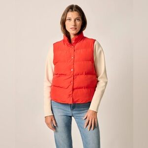 johnnie-O Red Puffer Vest